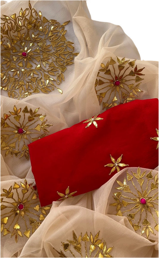 Rangoli Gottapatti saree