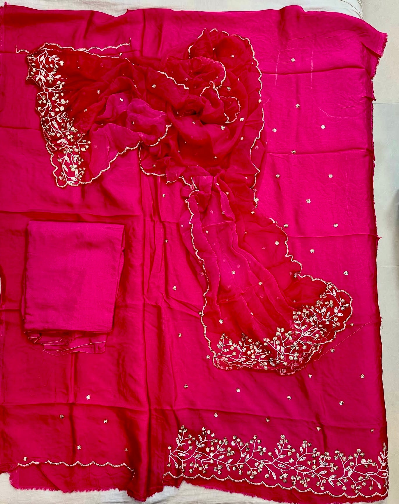 Magenta festive suit