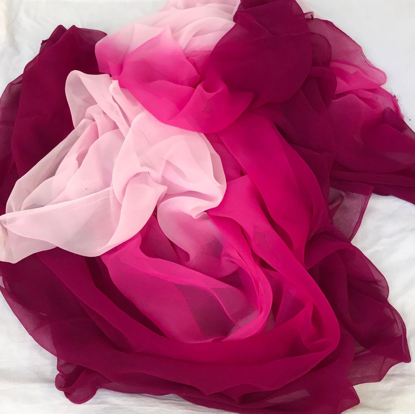 Ombre pink wine shaded