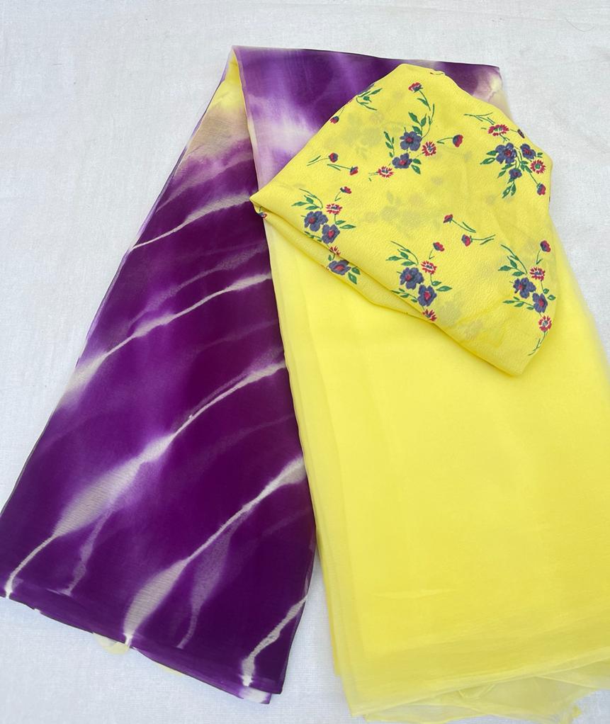 Yellow purple Leheriya