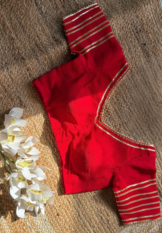 Red gotta blouse