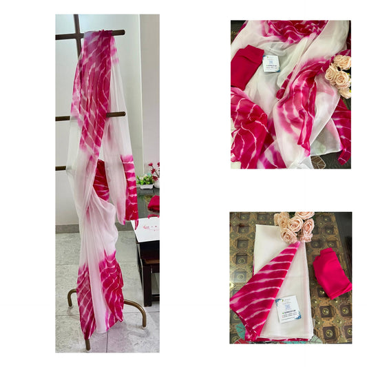 White pink Leheriya