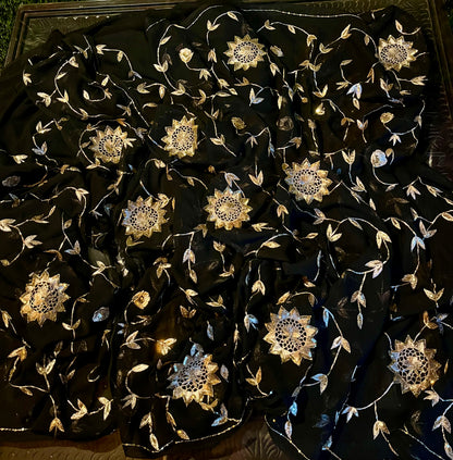 Black Cutwork Jaal