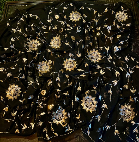 Black Cutwork Jaal