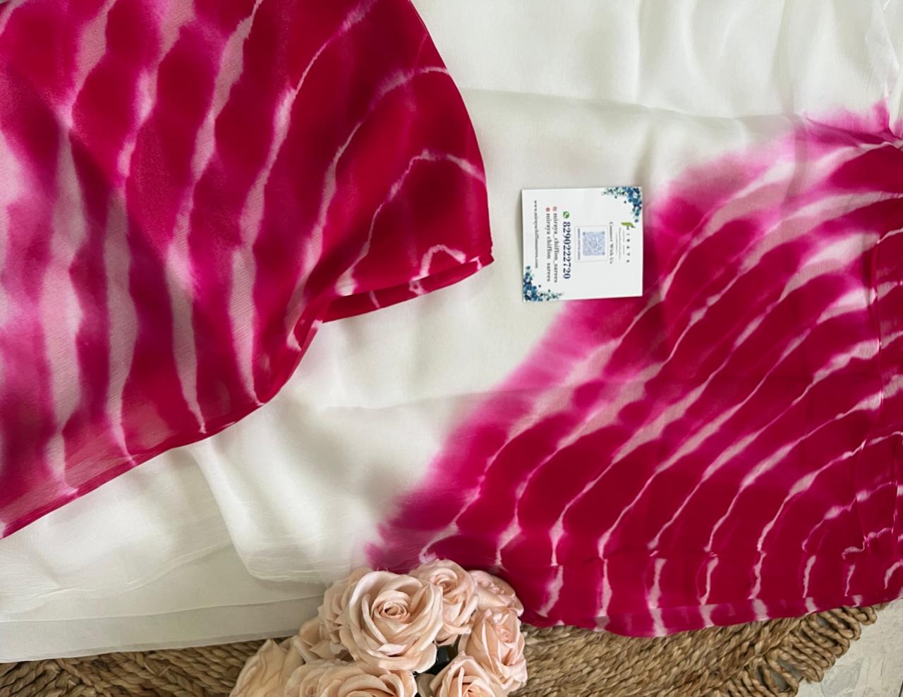 White pink Leheriya
